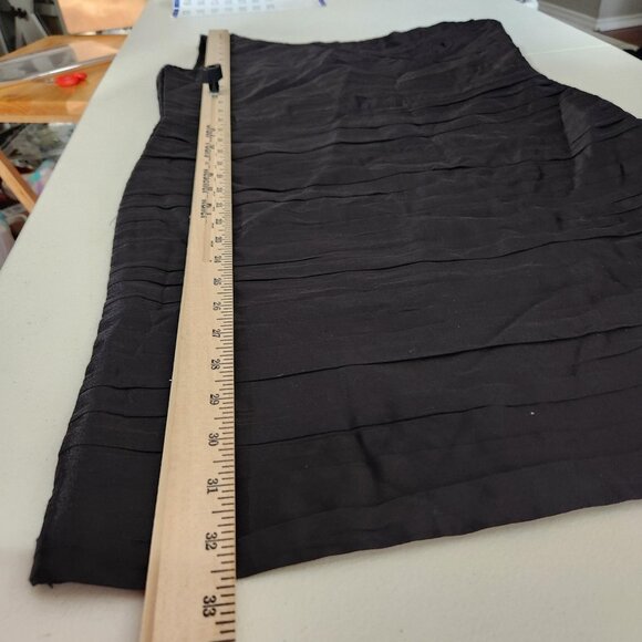 Code Dress Womens Size 12 Black One Shoulder Cocktail Party Rayon Polyester NWT - Picture 8 of 14